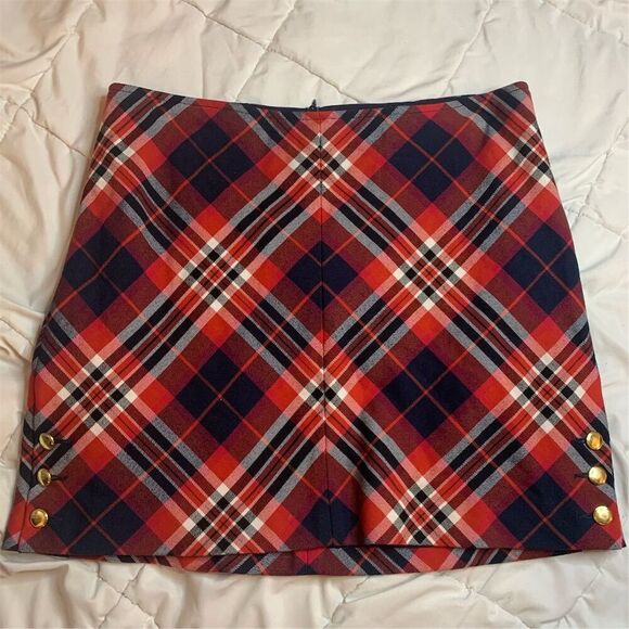 Trina Turk Dresses & Skirts - Trina Turk Women's Plaid Mini Skirt Size 6 Multicolor Casual